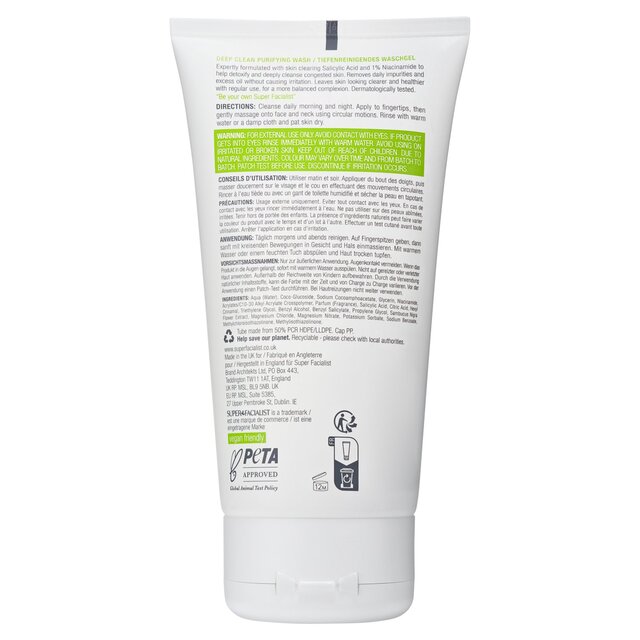 Super Facialist Salicylic Acid Anti Blemish Purifying Cleansing Wash thumbnail 2