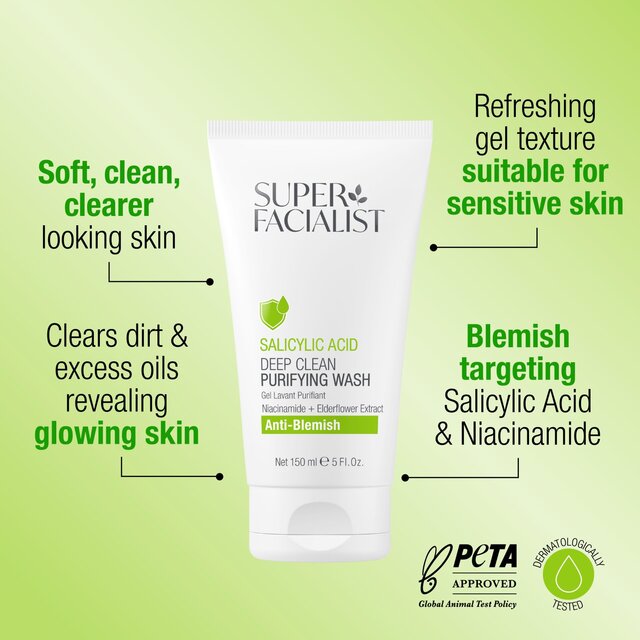 Super Facialist Salicylic Acid Anti Blemish Purifying Cleansing Wash thumbnail 5