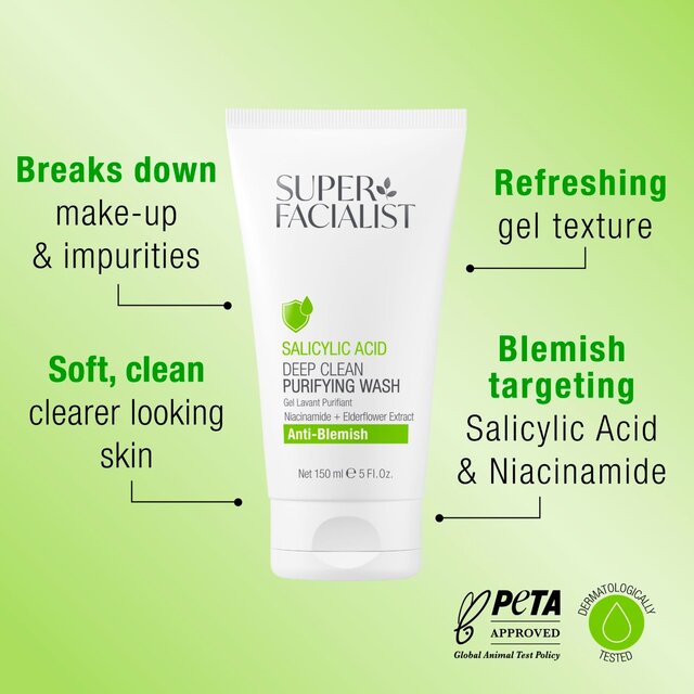 Super Facialist Salicylic Acid Anti Blemish Purifying Cleansing Wash thumbnail 7
