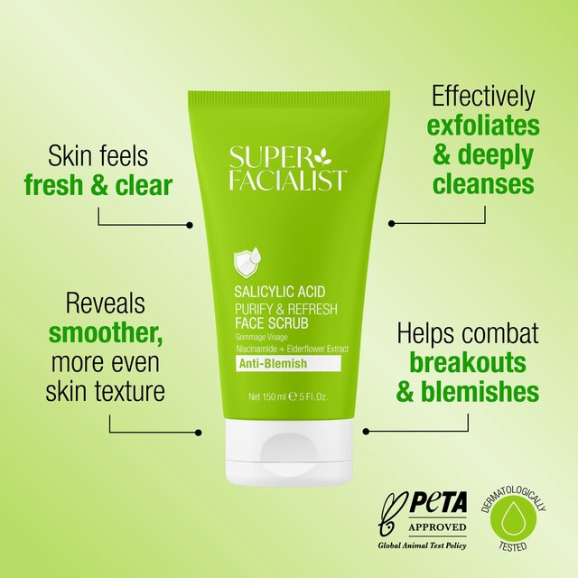 Super Facialist Salicylic Acid Anti Blemish Purify & Refresh Facial  Scrub thumbnail 4