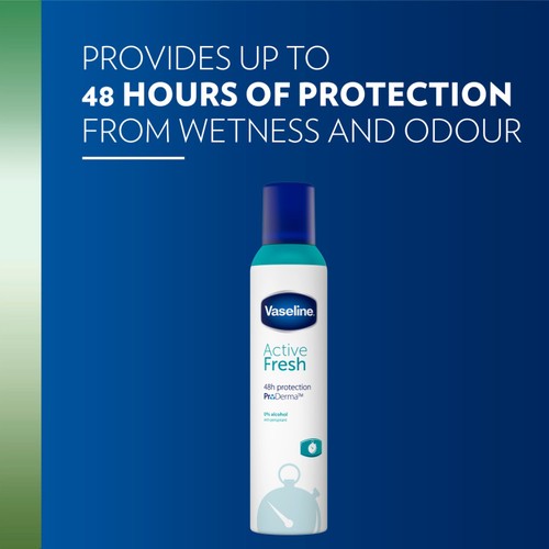 Vaseline Active Fresh Spray Anti-Perspirant Deodorant thumbnail 9