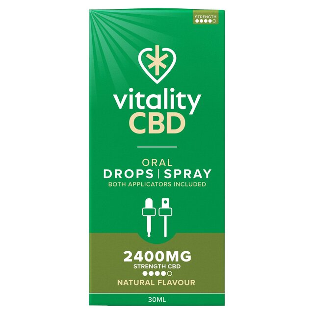 Vitality CBD Natural Spray with MCT Oil 2400mg thumbnail 2