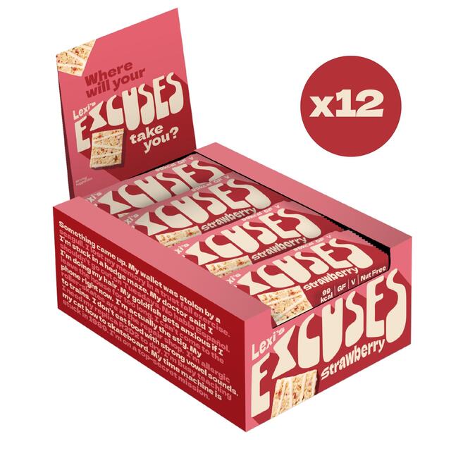 Lexi's Crispy Treat - Strawberry & White Choc Multipack