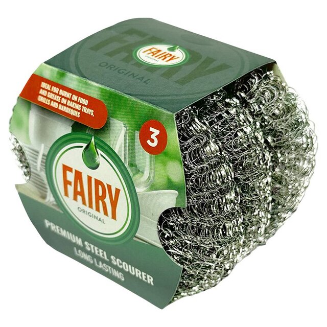 Fairy Original Premium Steel Wool Scourers thumbnail 2