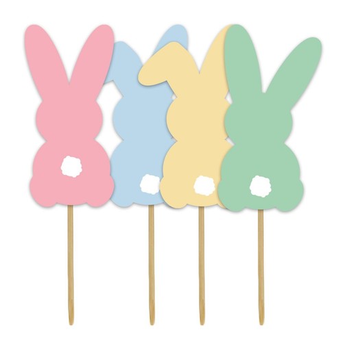 Easter Bunny Cupcake Toppers thumbnail 3