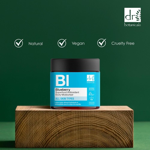 Dr Botanicals Apothecary Blueberry Superfood Antioxidant Body Moisturiser thumbnail 2