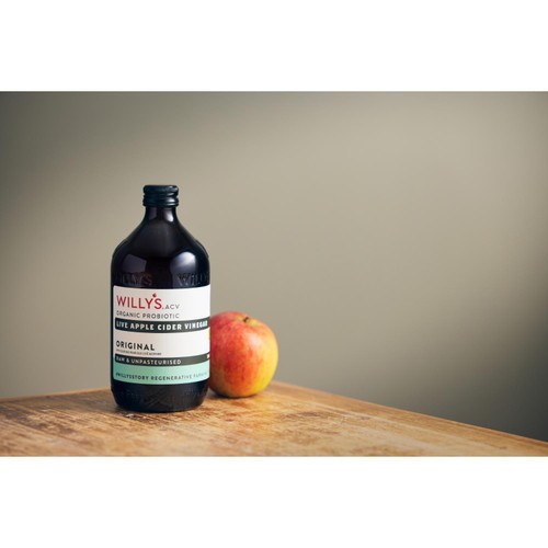 Willy's Organic Live Apple Cider Vinegar with 'The Mother'  thumbnail 2