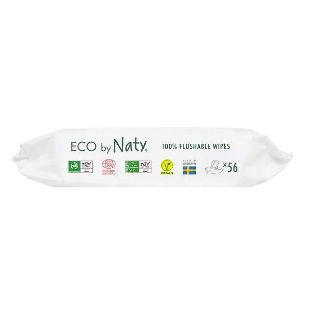 Eco By Naty Flushable Baby Wipes thumbnail 2