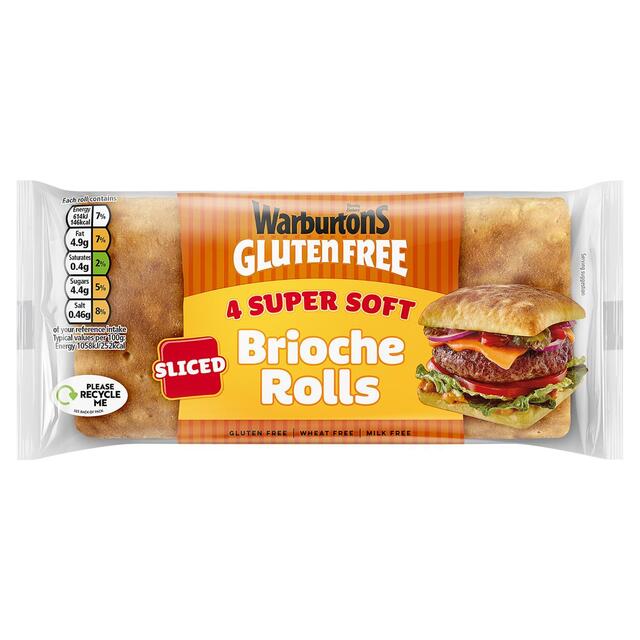 Warburtons Gluten Free Brioche Rolls