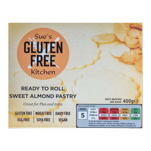 Gluten Free Kitchen Ready to Roll Sweet Almond Pastry