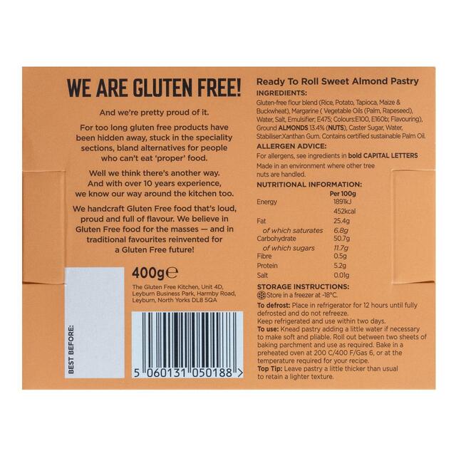 Gluten Free Kitchen Ready to Roll Sweet Almond Pastry thumbnail 2