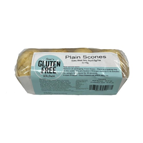 Gluten Free Kitchen Vegan Plain Scones