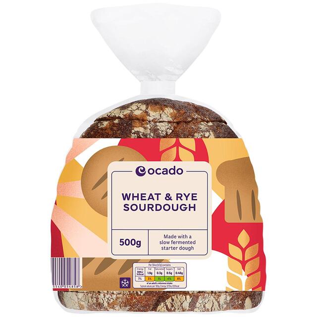 Ocado Wheat & Rye Sourdough thumbnail 2