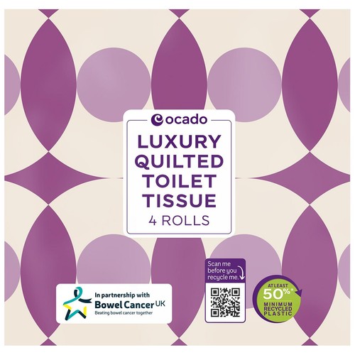 Ocado Luxury Quilted Toilet Tissue