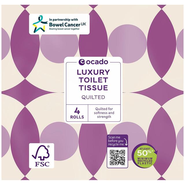 Ocado Luxury Quilted Toilet Tissue thumbnail 2