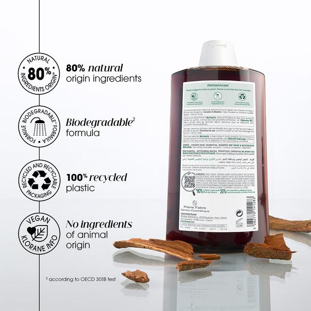 Klorane Shampoo with Quinine and Organic Edelweiss for Thinning Hair thumbnail 2