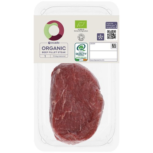 Ocado Organic 1 Beef Fillet Steak thumbnail 2
