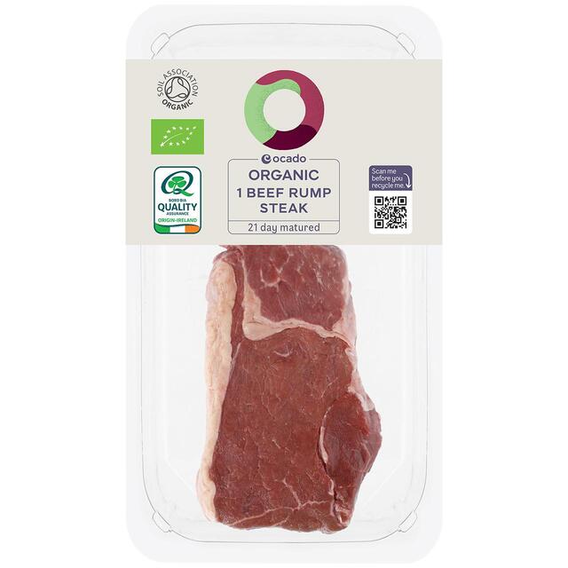 Ocado Organic 1 Beef Rump Steak