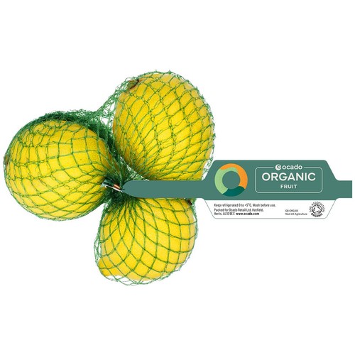 Ocado Organic Unwaxed  Lemons thumbnail 2