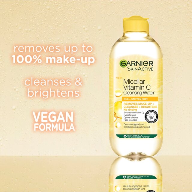 Garnier Micellar Vitamin C Water For Dull Skin Brightening Face Cleanser thumbnail 3