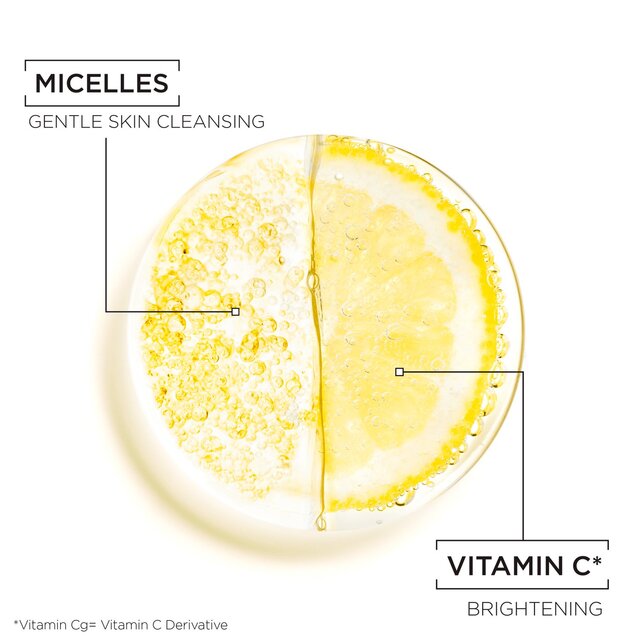 Garnier Micellar Vitamin C Water For Dull Skin Brightening Face Cleanser thumbnail 4