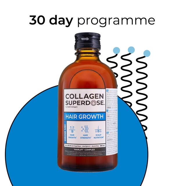 Collagen Superdose by Gold Collagen Hair Growth 30 day thumbnail 3