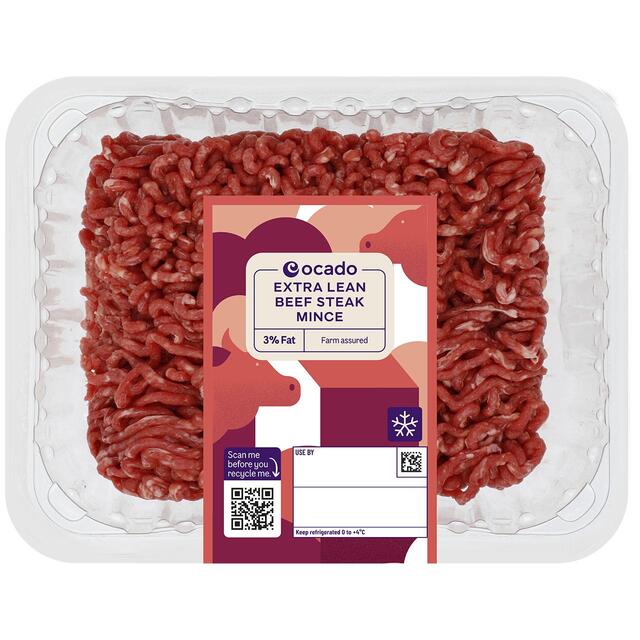 Ocado Extra Lean Beef Steak Mince 3% Fat thumbnail 2