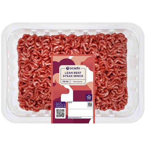 Ocado Lean Beef Steak Mince 5% Fat thumbnail 2