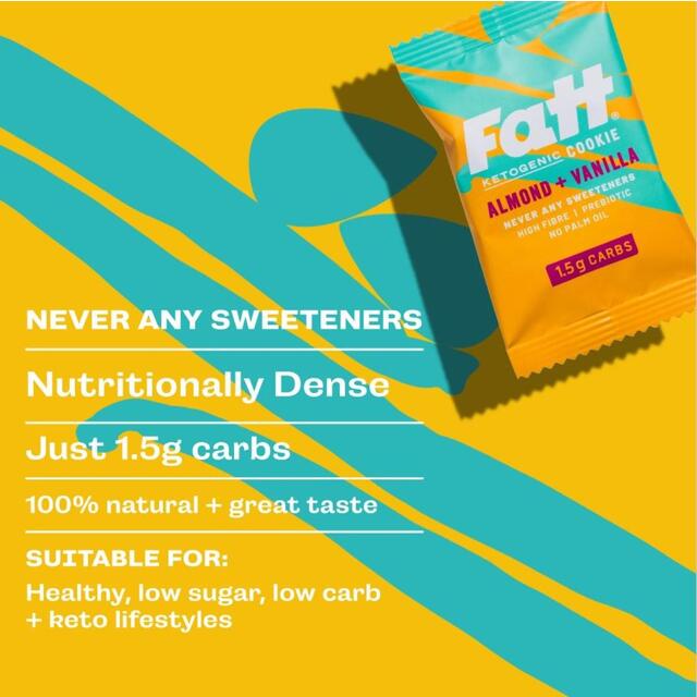 Fatt Almond & Vanilla Ketogenic Cookie thumbnail 3
