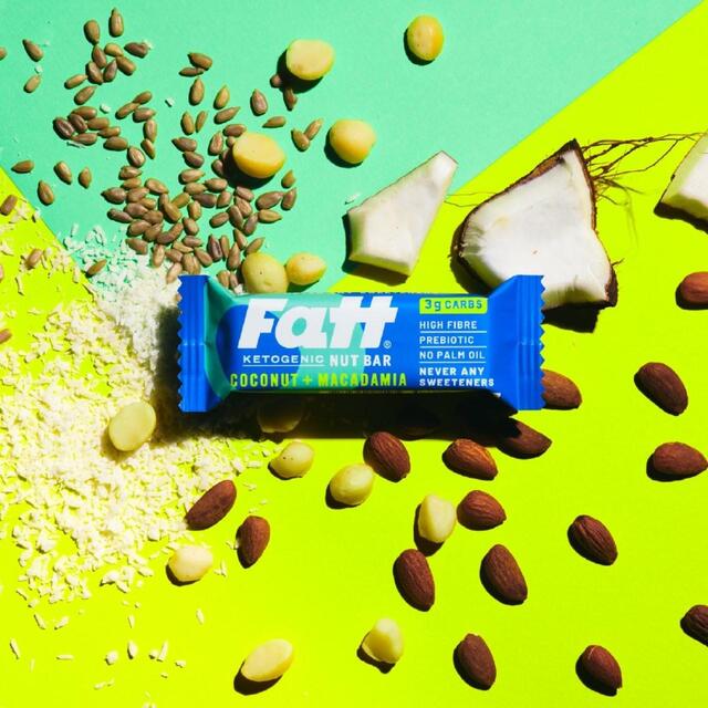 Fatt Coconut & Macadamia Ketogenic Nut Bar thumbnail 2