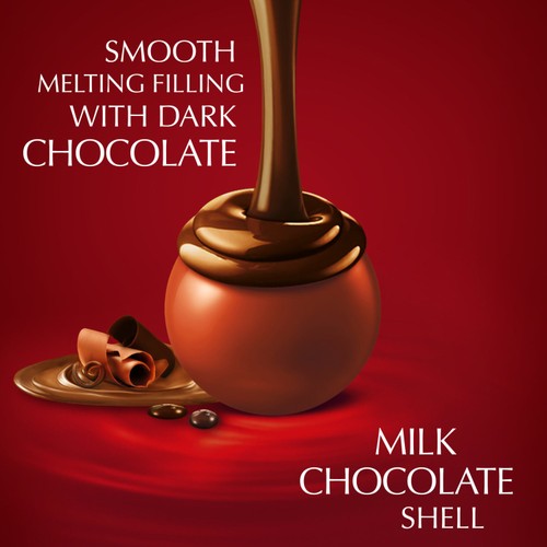 Lindt Lindor Double Chocolate Truffles Box thumbnail 2