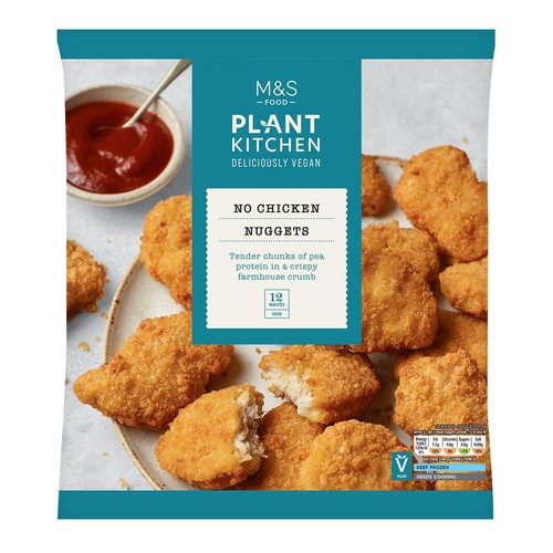 M&S Plant Kitchen Vegan No Chicken Nuggets Frozen thumbnail 2