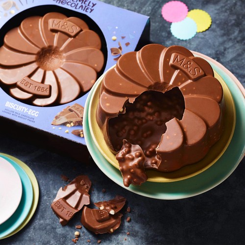 M&S Extremely Chocolatey Biscuity Easter Egg thumbnail 4