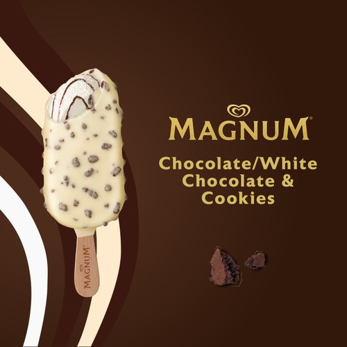 Magnum Mini Chocolate & White Chocolate Cookie Ice Cream Sticks thumbnail 8