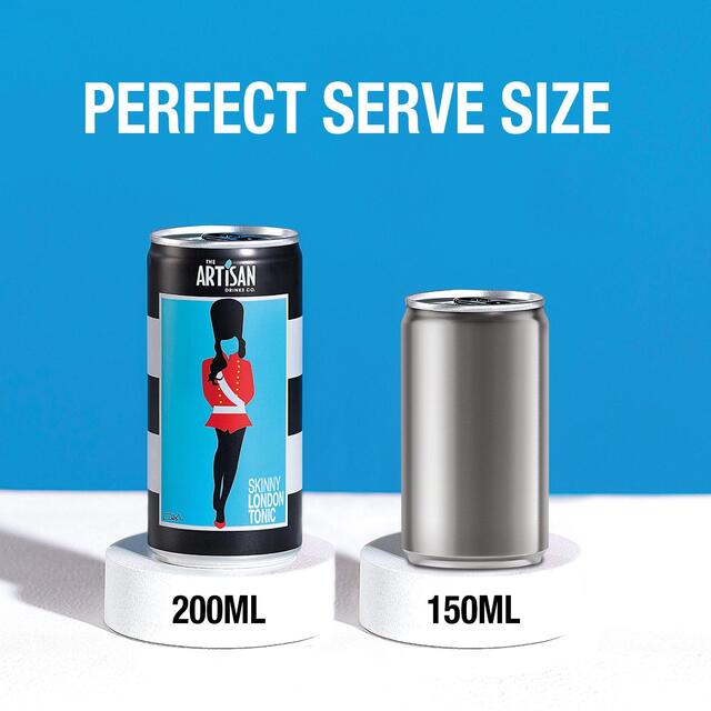 Artisan Drinks Co. Skinny London Tonic Cans thumbnail 4