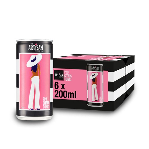 Artisan Drinks Co. Pink Citrus Tonic Cans