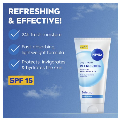 NIVEA Day Cream Face Moisturiser for Normal Skin SPF15 thumbnail 2