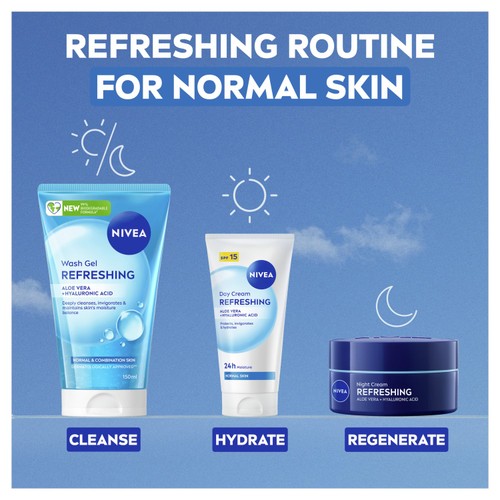 NIVEA Day Cream Face Moisturiser for Normal Skin SPF15 thumbnail 5