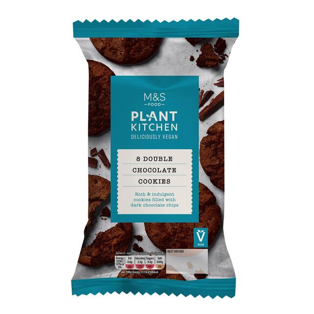 M&S Plant Kitchen Double Chocolate Cookies thumbnail 2