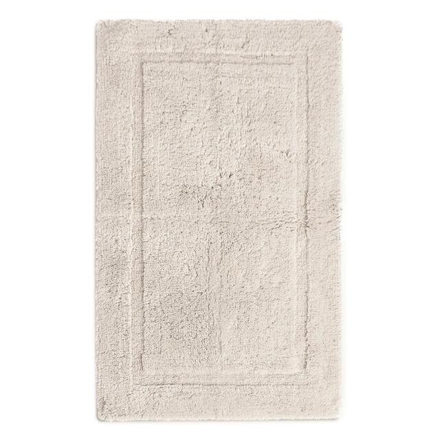 M&S Egyptian Cotton Luxury Bath Mat, One Size, Stone