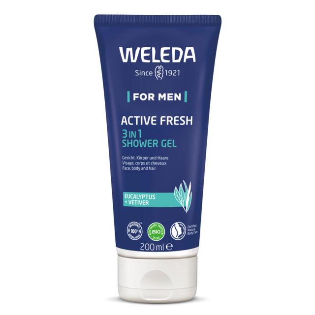 Weleda Men's Active Fresh 3 in 1 Shower Gel
