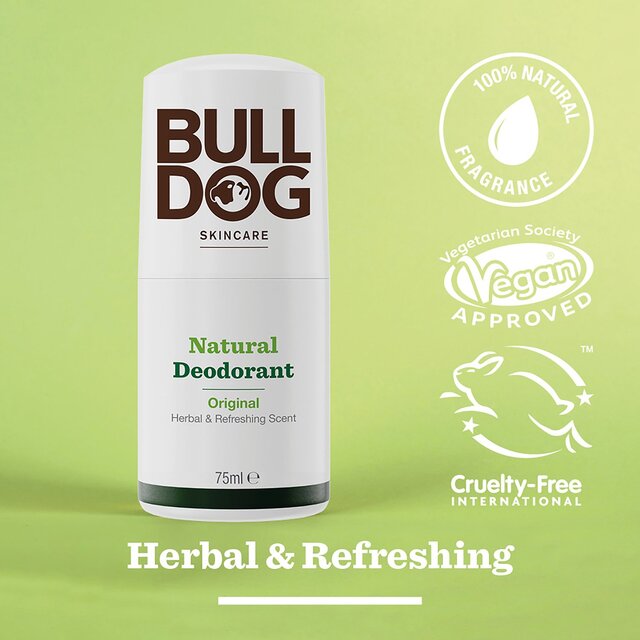 Bulldog Skincare Natural Deodorant Roll-On Original thumbnail 2