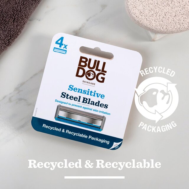 Bulldog Skincare - Sensitive Steel Razor Blades thumbnail 4