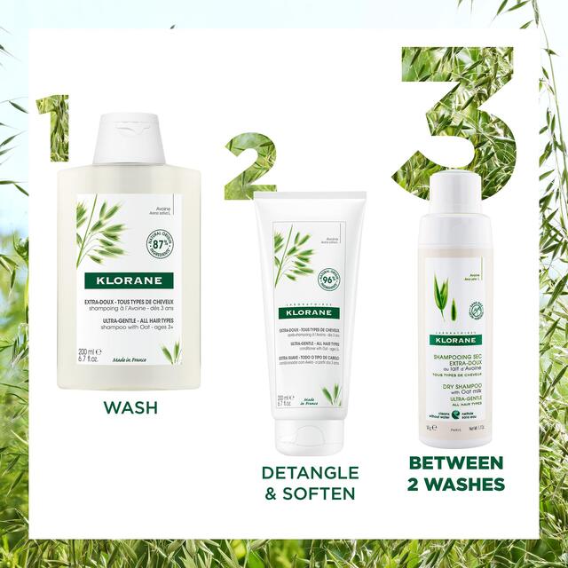 Klorane Eco-Friendly Dry Shampoo with Oat Milk for All Hair Types thumbnail 4