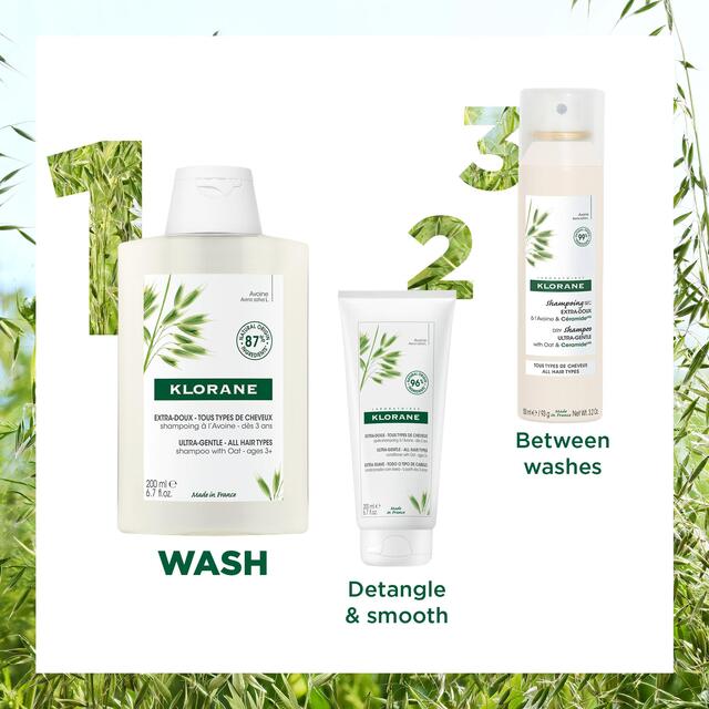 Klorane Softening Shampoo with Oat Milk for the Whole Family thumbnail 4