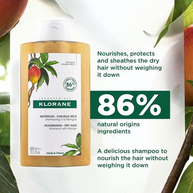 Klorane Nourishing Shampoo with Mango for Dry Hair thumbnail 3
