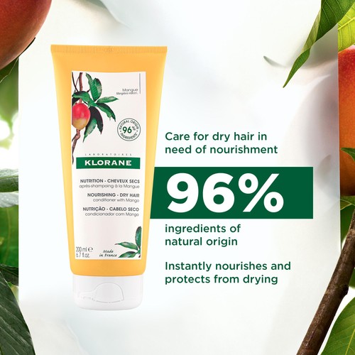 Klorane Nourishing Conditioner with Mango for Dry Hair thumbnail 4