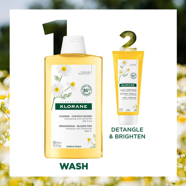 Klorane Brightening Shampoo with Camomile for Blonde Hair thumbnail 4