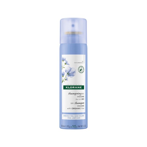 Klorane Volumising Dry Shampoo with Organic Flax Fibre for Fine, Limp Hair