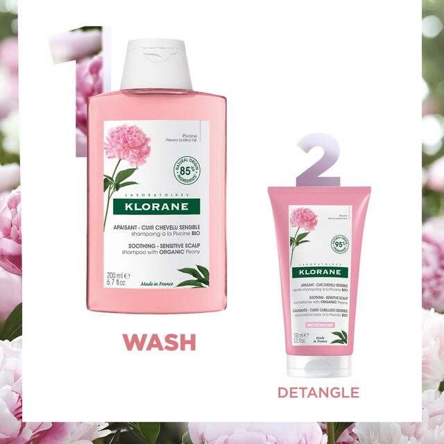 Klorane Soothing Shampoo with Organic Peony for Sensitive Scalps thumbnail 4